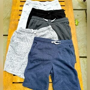 Old Navy Kids Fleece Jersey Shorts Size L 10/12 Set of 5